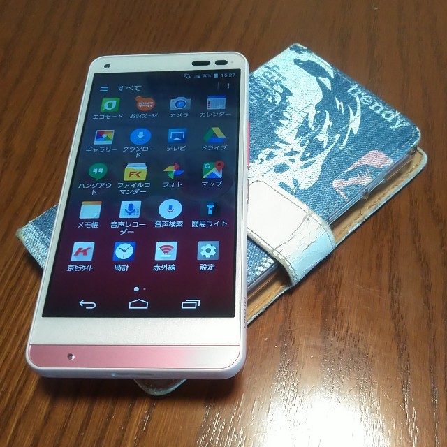 京セラ(キョウセラ)のピンク　DIGNO L,KYV36　UQモバイル スマホ/家電/カメラのスマートフォン/携帯電話(スマートフォン本体)の商品写真