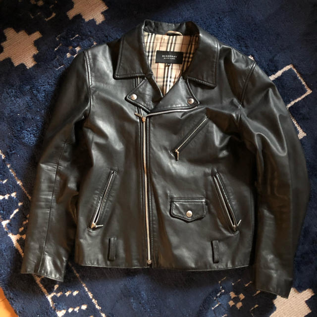 BURBERRY BLACK LABEL ライダースジャケット-