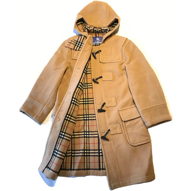 BURBERRY BLUE LABEL ダッフルコート ノバチェック ウール M-