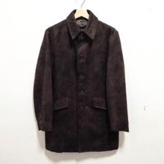 コムデギャルソン(COMME des GARCONS)の【春物・最終値下げ】ベロア ステンカラーコート(ステンカラーコート)