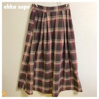 エヘカソポ(ehka sopo)の【SALE】🦄ehka sopo チェックスカート🍭(ロングスカート)