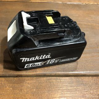 マキタ(Makita)のマキタ18V 6.0ah バッテリー(工具/メンテナンス)