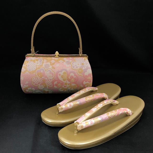 超歓迎 草履バッグ セット (新品) #594 下駄+草履 超歓迎 草履バッグ セット (新品) #594 下駄+草履