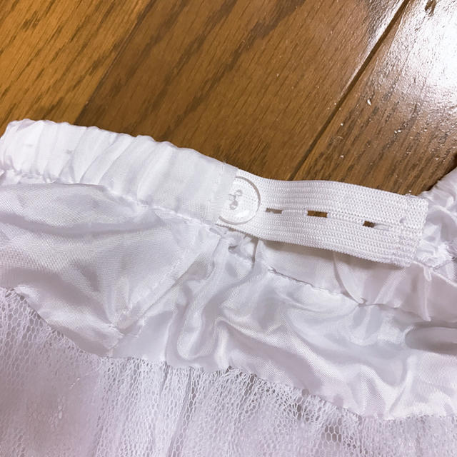 レースデザイン パニエ ウエスト調節可能 ドレス 浴衣 衣装 キッズ/ベビー/マタニティのキッズ服女の子用(90cm~)(スカート)の商品写真