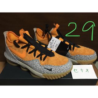 ナイキ(NIKE)の即完29cm atmos LEBRON 16 LOW AC サファリ レブロン(スニーカー)