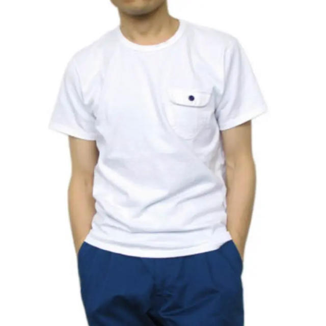 YAECA(ヤエカ)のEEL◯陶器釦のTシャツ メンズのトップス(Tシャツ/カットソー(半袖/袖なし))の商品写真