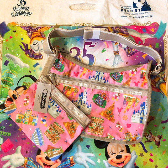 東京ディズニーリゾート LeSportsac Disney ショルダーバック