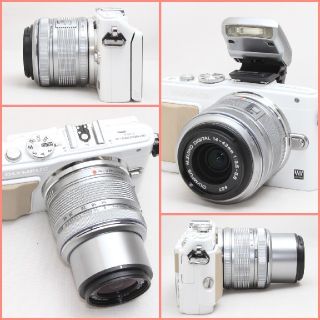 OLYMPUS - ❤自撮りもできる可愛いホワイトカメラでミラーレス入門