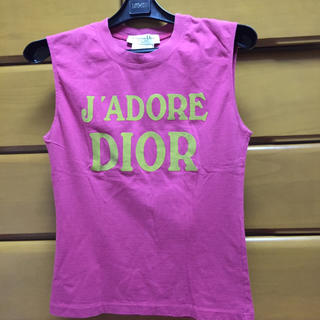 クリスチャンディオール(Christian Dior)のDIOR ノースリーブ(Tシャツ(半袖/袖なし))