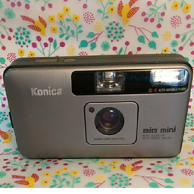 KONICA MINOLTA - 訳有konicaビッグミニフィルムカメラコニカ旅行写真