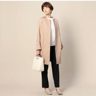 ビューティアンドユースユナイテッドアローズ(BEAUTY&YOUTH UNITED ARROWS)のハルキ様専用 BEAUTY&YOUTH ドロップショルダーノーカラーコート(ノーカラージャケット)