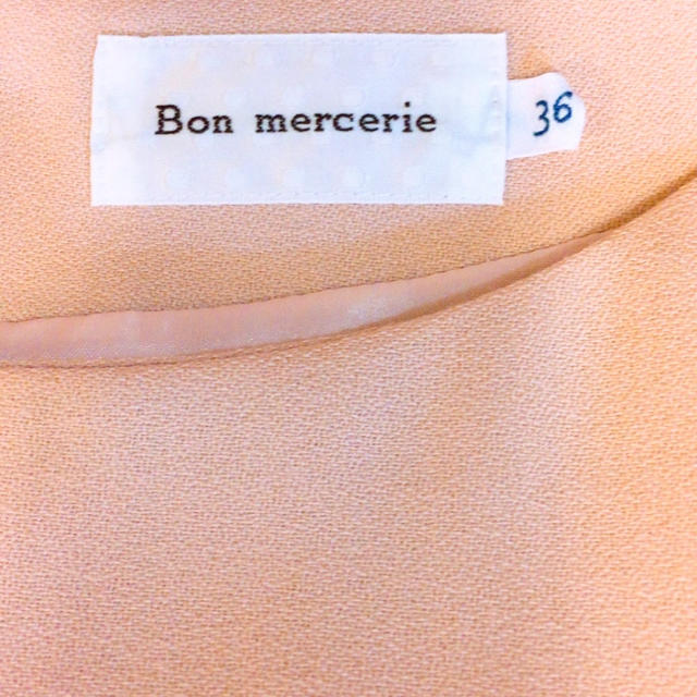 Bon mercerie(ボンメルスリー)の#ピンク　#Bon merceie #長袖ワンピース レディースのワンピース(ひざ丈ワンピース)の商品写真
