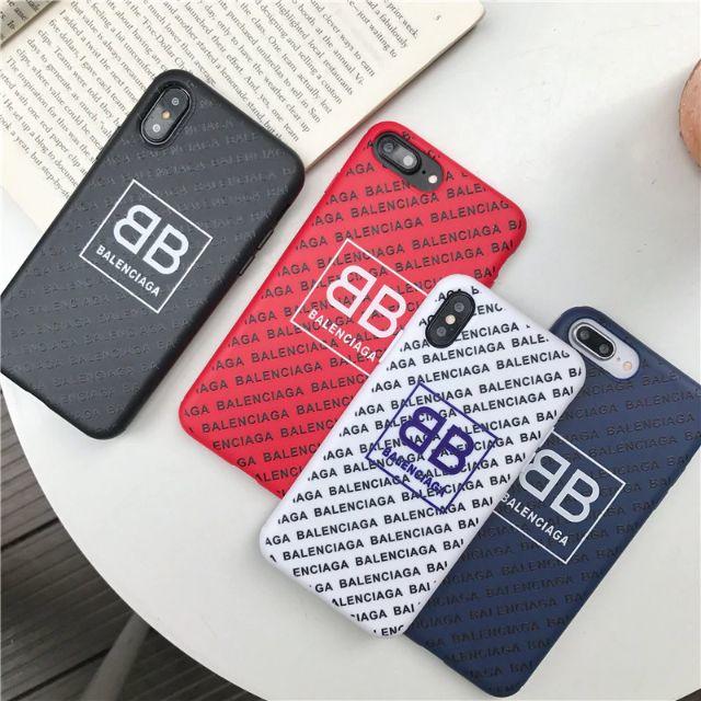 プラダ iphone8 ケース シリコン | Balenciaga - BB iPhone case 4colorsの通販 by てつハウス｜バレンシアガならラクマ