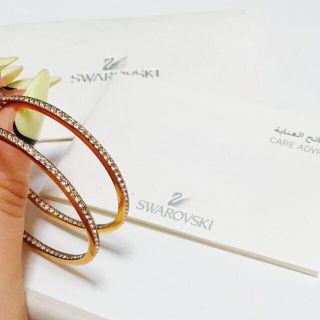 スワロフスキー(SWAROVSKI)のSWAROVSKI♡フープピアス(ピアス)