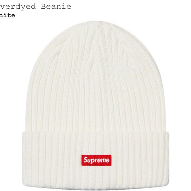 Supreme(シュプリーム)のSupreme19SS Overdyed Beanie   メンズの帽子(ニット帽/ビーニー)の商品写真