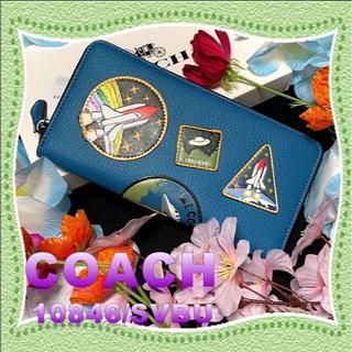 COACH/NASA コラボ スペース レザー長財布