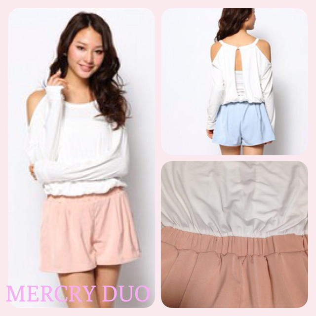 MERCURYDUO(マーキュリーデュオ)のMERCURY DUO♡ロンパース レディースのパンツ(オールインワン)の商品写真