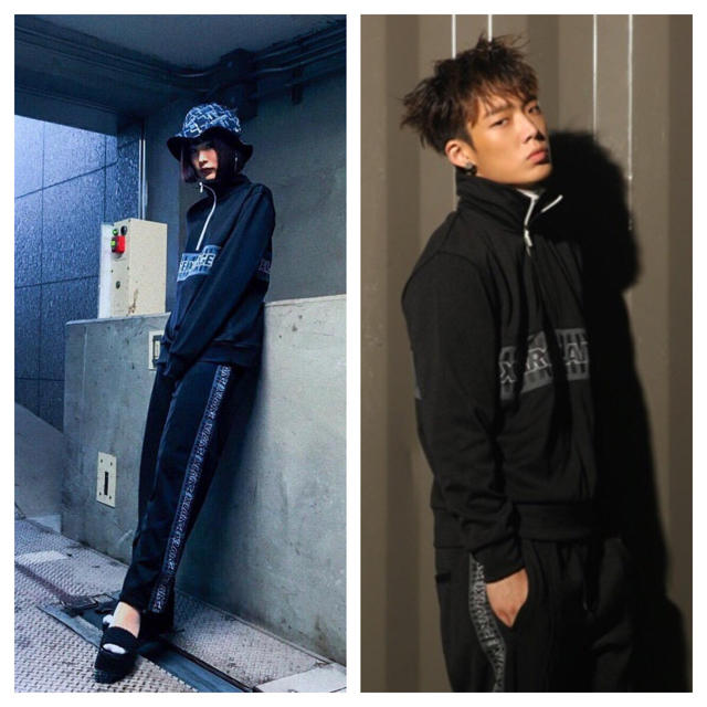 XLARGE(エクストララージ)のXLARGE×NONAGON トラックジャケット ノナゴン iKON バビ 美品 メンズのジャケット/アウター(ブルゾン)の商品写真