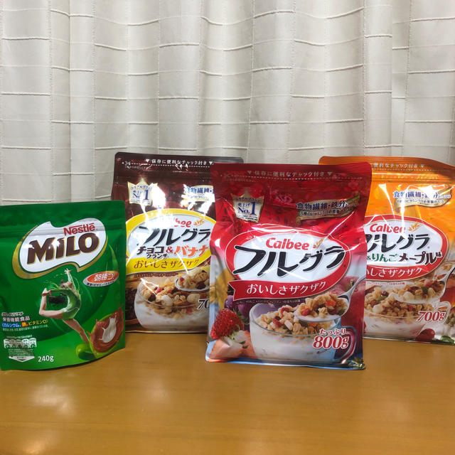 カルビー(カルビー)のカルビー フルグラ ネスレ ミロ 食品/飲料/酒の食品(米/穀物)の商品写真