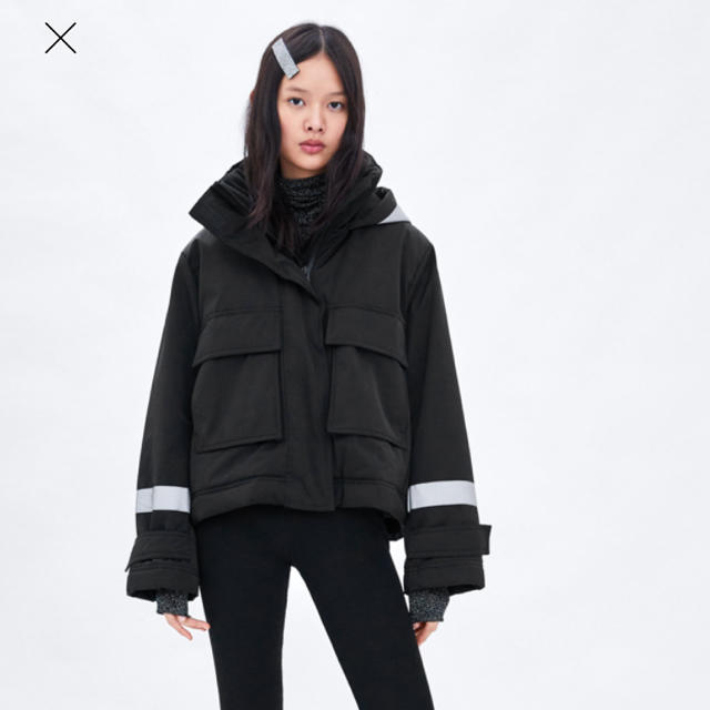 RAF SIMONS(ラフシモンズ)のZara パフジャケット レア リフレクター付き ショート丈 パフジャケット メンズのジャケット/アウター(ダウンジャケット)の商品写真