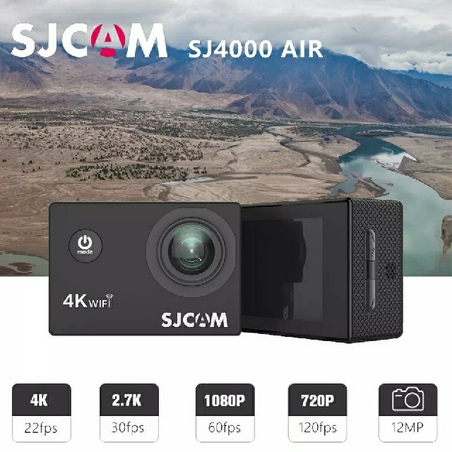 SJCAM SJ4000 AIR アクションカメラ　スポーツカメラ　GoPro スマホ/家電/カメラのカメラ(ビデオカメラ)の商品写真