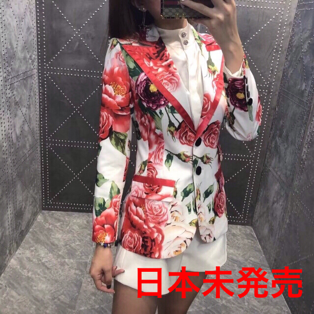 SALE‼️韓国ファッション‼️インポート 花柄 ジャケット 上着