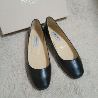 ジミーチュウ(JIMMY CHOO)の美品  サイズ36  ジミーチュウ ローヒールパンプス(ハイヒール/パンプス)