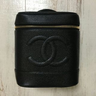 シャネル(CHANEL)の【極美品】CHANEL｜シャネル バニティバッグ キャビアスキン(ポーチ)