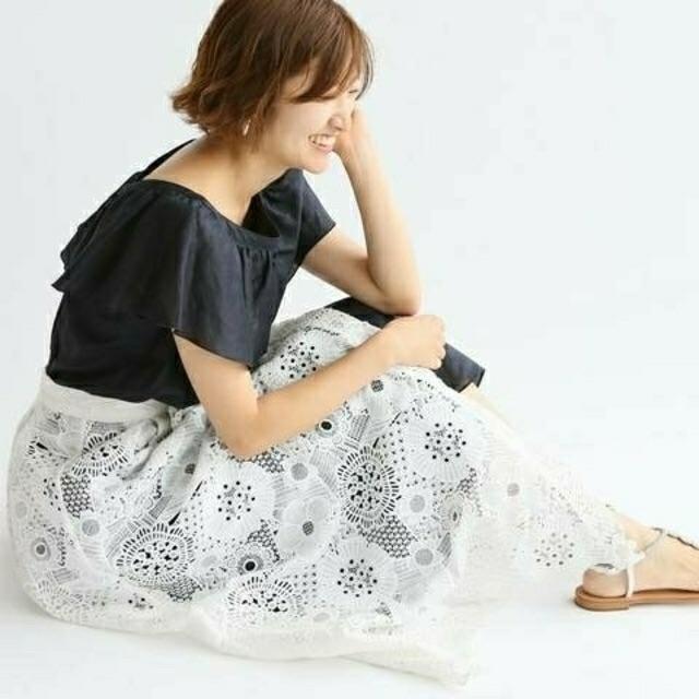 IENA - 新品 タグ付き LUANA レース巻きスカート
