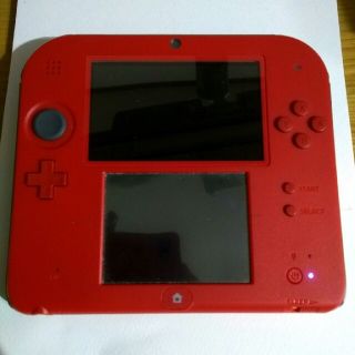 ニンテンドー2DS(ニンテンドー2DS)の任天堂2ds 本体 レッド(携帯用ゲーム機本体)