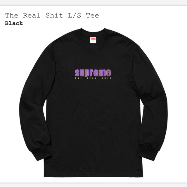 supreme The Real Shit L/S Tee