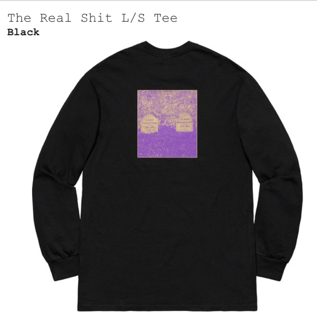 supreme The Real Shit L/S Tee