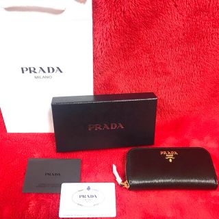 プラダ(PRADA)の【ダメ親父様専用】PRADA（プラダ）ラウンドファスナー6連キーケース新品未使用(キーケース)