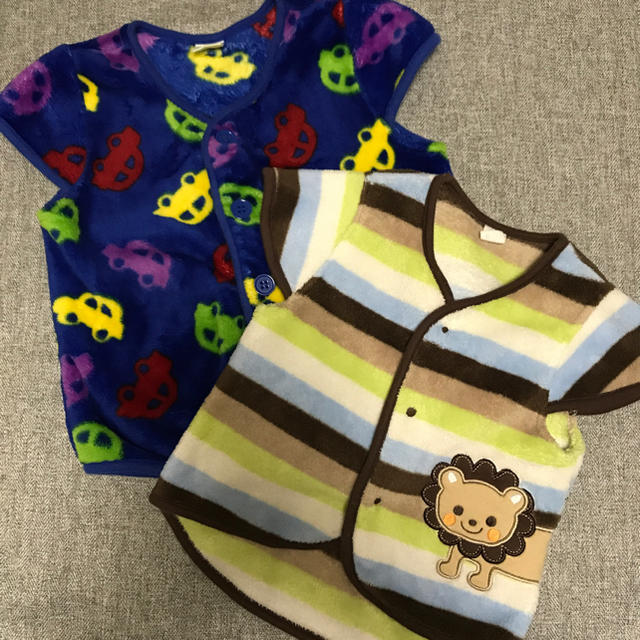 ベビーベスト スリーパー かいまき キッズ/ベビー/マタニティのキッズ服男の子用(90cm~)(パジャマ)の商品写真