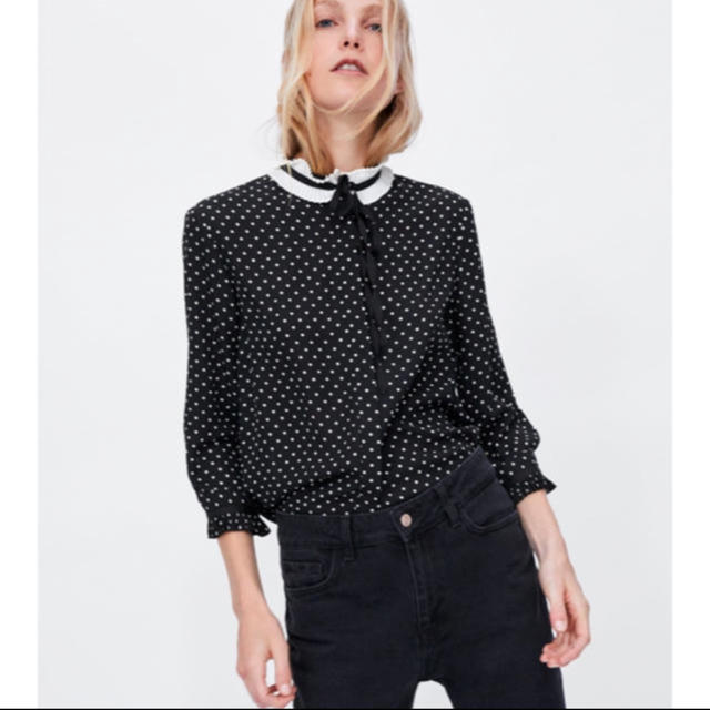 ZARA(ザラ)のZARA ブラウス レディースのトップス(シャツ/ブラウス(長袖/七分))の商品写真