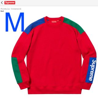 シュプリーム(Supreme)のSupreme formula crewneck シュプリーム フォーミュラ 赤(スウェット)