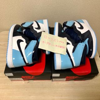 ナイキ(NIKE)の2足セット AIR JORDAN 1 HIGH OG【Blue Chill】(スニーカー)