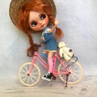 自転車 ※車輪とスタンドが動きます  ブライス リカちゃん バービー(ミニチュア)