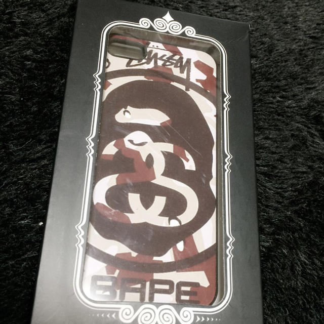 A BATHING APE(アベイシングエイプ)のstussy iPhone5ケース スマホ/家電/カメラのスマホアクセサリー(モバイルケース/カバー)の商品写真