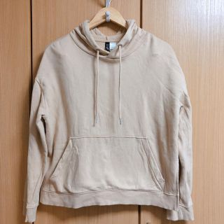 エイチアンドエム(H&M)のH&M 裏起毛パーカー ベージュ(パーカー)