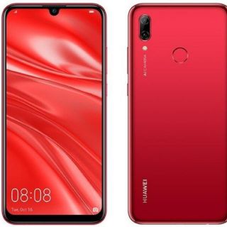 アンドロイド(ANDROID)のHUAWEI nova lite 3 コーラルレッド(スマートフォン本体)