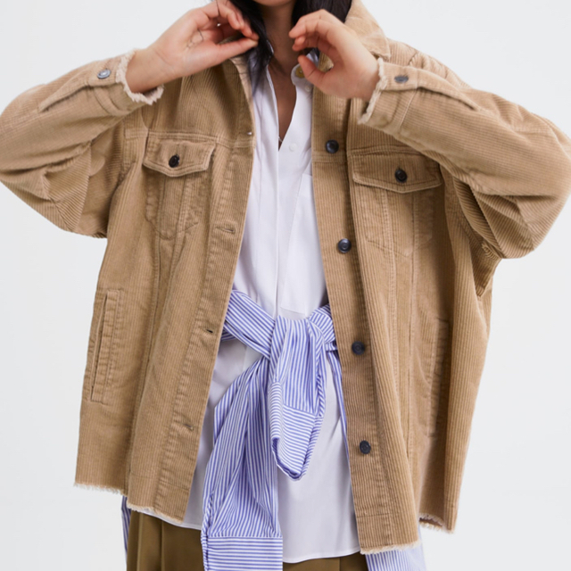 Zara Zara コーデュロイジャケット L サンド ベージュの通販 By かな ザラならラクマ Zara Zara コーデュロイジャケット L サンド ベージュの通販 By かな ザラならラクマ
