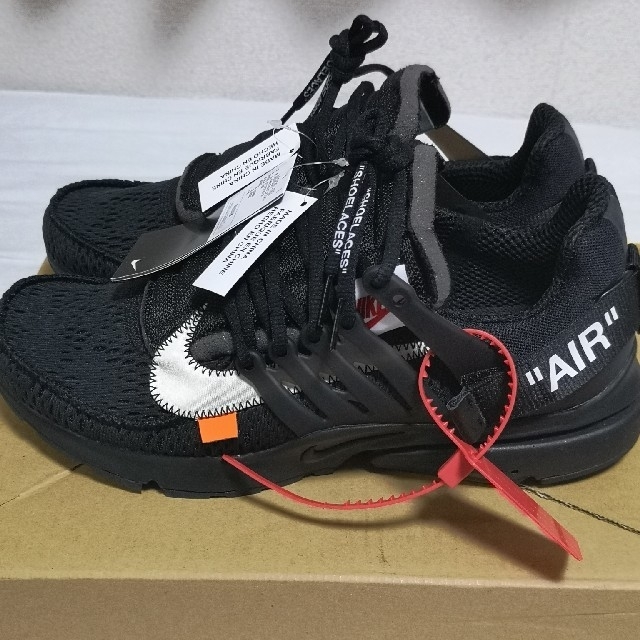 新品 28㎝　nike off white air presto black