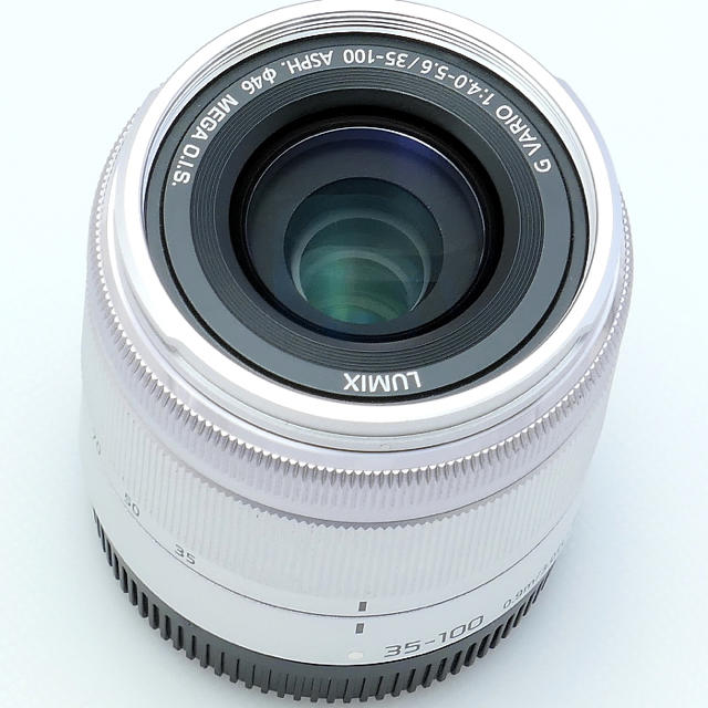Panasonic(パナソニック)のぐぐっち様専用パナソニック35-100シルバー スマホ/家電/カメラのカメラ(レンズ(ズーム))の商品写真