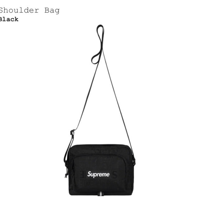 最安値 supreme 19 SS shoulder bag