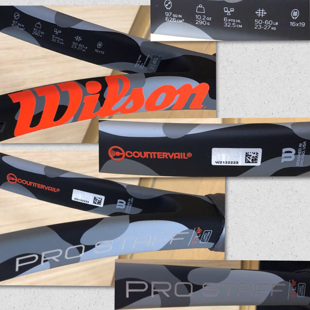 wilson(ウィルソン)のコトコト様専用♠️PROSTAFF97LCV CAMOEdition♠️ スポーツ/アウトドアのテニス(ラケット)の商品写真