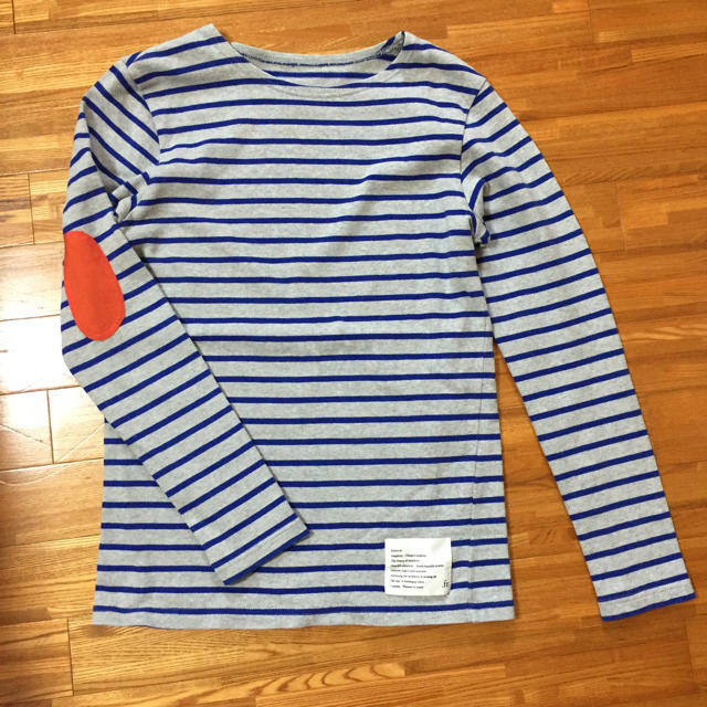 FELISSIMO(フェリシモ)のボーダーカットソー 160cm キッズ/ベビー/マタニティのキッズ服男の子用(90cm~)(Tシャツ/カットソー)の商品写真