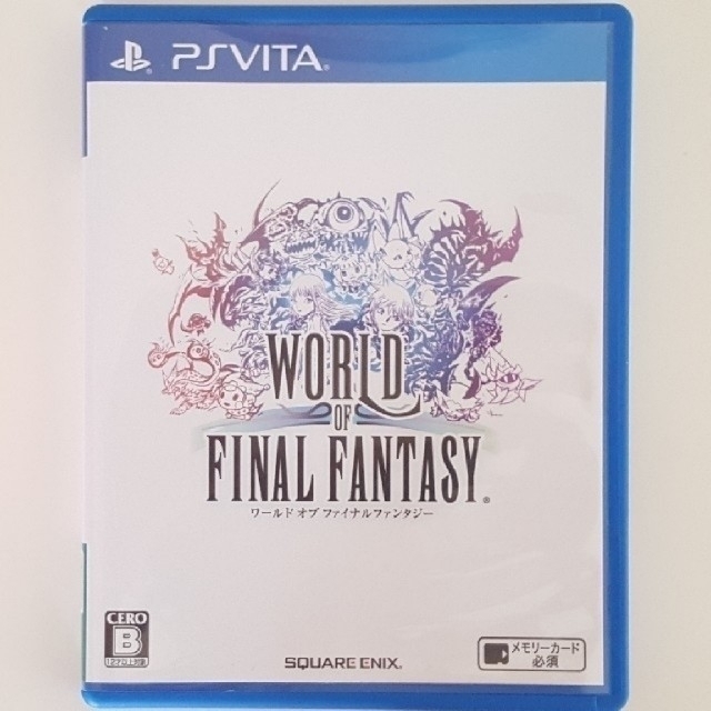 SQUARE ENIX(スクウェアエニックス)のPSVITA WORLD OF FINAL FANTASY エンタメ/ホビーのゲームソフト/ゲーム機本体(携帯用ゲームソフト)の商品写真