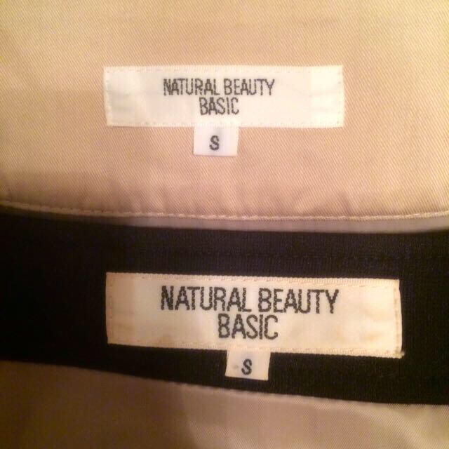 NATURAL BEAUTY BASIC(ナチュラルビューティーベーシック)のナチュラルビューティー スーツ上下 レディースのジャケット/アウター(ノーカラージャケット)の商品写真