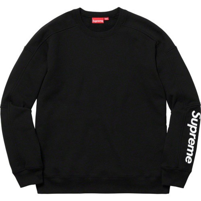 XL Supreme 19ss formula crewneck black